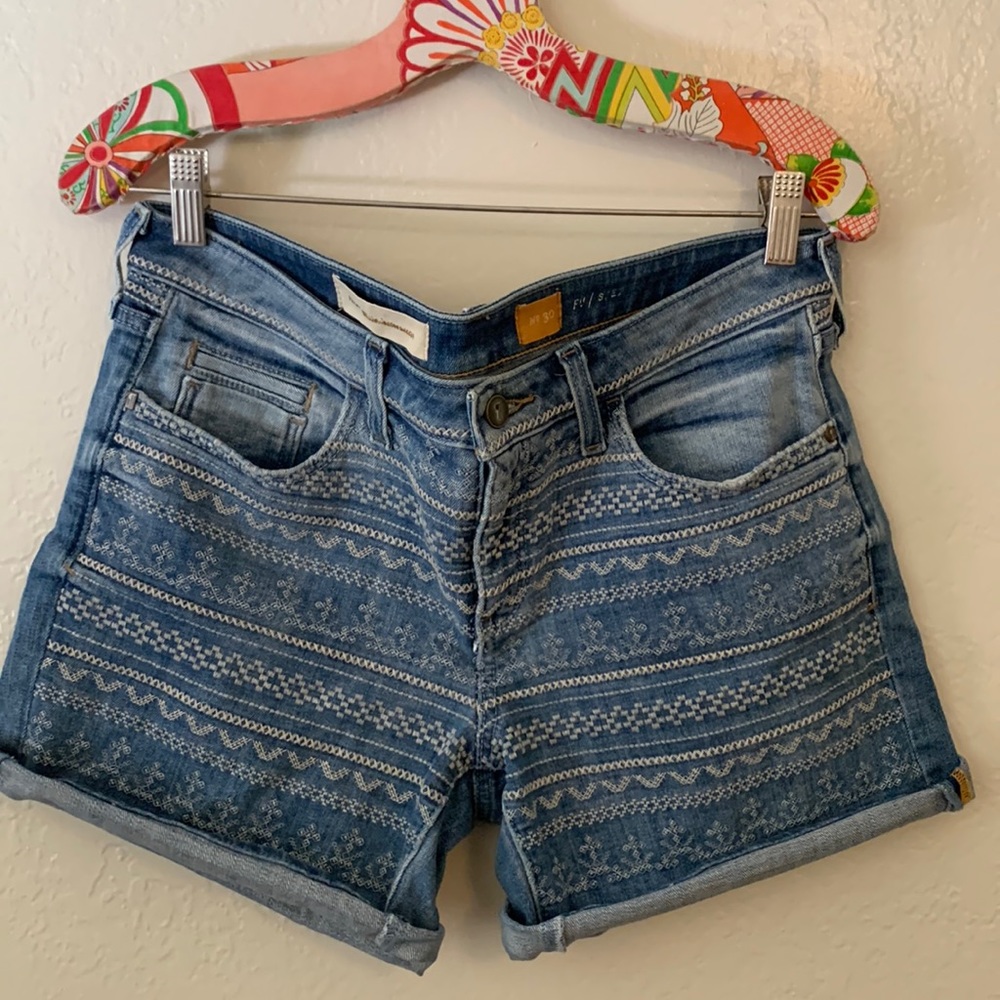 Pilcro denim shorts